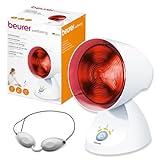 Beurer IL 35 Infrarotlampe, wohltuendes und wärmendes Infrarotlicht mit 3-stufigem Timer,...