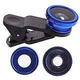 ULDIGI Fisheye Makroweitwinkelobjektiv Handy objektiv Blau Objektive für Abdeckung...