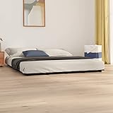 LIFTRR Möbel mit Bettgestell, Schwarz, 180 x 200 cm, Super-Kingsize-Bett, Massivholz,...