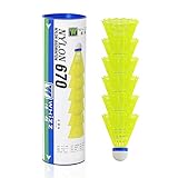 BAIHUALIN WHiZZ Nylon Badminton Bälle Langlebige Federbälle für Indoor und Outdoor...