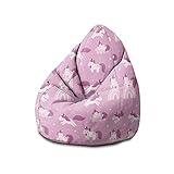 DreamRoots Sitzsack Kinder mit füllung - Bodenkissen Kinder Sitzsack - Sitzsack...