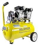 WELDINGER Flüsterkompressor FK 120 turbo pro 1500 W Luftabgabe 150 l/min...