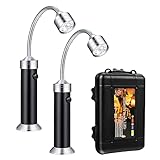 HENGBIRD LED Grill Licht, 2 Stück Magnetische LED BBQ Grill Lampe Flexibel...