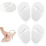 Ballenpolster, 4 Stück Silikon Einlegesohlen für High Heels Soforthilfe bei Vorfuß für...