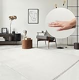 the carpet Relax kuscheliger Kurzflor Teppich, Anti-Rutsch Unterseite, Waschbar bis 30...