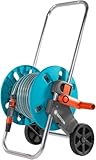 Gardena Schlauchwagen CleverRoll S Set, Schlauchhalter mit Schlauch, Systemteilen, Spritze...