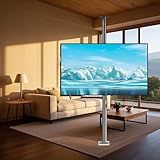 GUODDM LCD TV Bodenständer Mit 360 Grad Drehbarem Rahmen – TV Wandhalterung, Trennwand...
