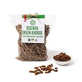 PAKKA - Bio Fairtrade Grüne Khorog Rosinen 1kg, kernlos, schattengetrocknet, ungeölt,...