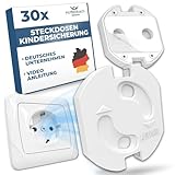 Hoffenbach 30x Steckdosen Kindersicherung – Steckdosensicherung mit...