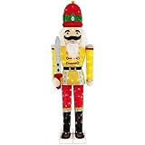 COSTWAY Weihnachten Nussknacker Figuren, 166 cm hoher beleuchteter...