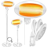 KESSER® Infrarot Wickeltischstrahler Wärmelampe für Baby, 2000W Heizlüfter...