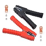 Gunpla 1 Paar Krokodilklemmen 600A isolierte Batterieklemmen Krokodil Klemmen...