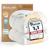 BEDSURE Daunendecke 135x200 Daunen Bettdecke - Warm Winterdecke 90% Daunen und...