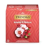 Twinings Hagebuttentee mit Hibiskus FLORAL ROSEHIP & HIBISCUS - aromatischer Früchtetee...
