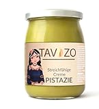 Tavazo® 1x600gr Streichbare 45% Pistaziencreme, Brotaufstrich, Protein Pistachio...