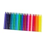BESPORTBLE 1Packung Farben Rund Buntstifte Wasserfeste Ungiftige Wachsmalstifte Für...
