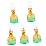 PRETYZOOM 5St Petroleumlampe aus Glas schlafzimmerlampe schlafzimmer lampen Tischleuchte...