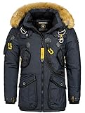 Geographical Norway Herren Winter Jacke Parka Outdoor Mantel Anorak Winter Parka...