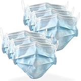 NUÜR 3-lagige Einweg-Gesichtsmaske mit elastischer Ohrschlaufe, atmungsaktive...