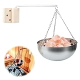 XEERUN Aroma Schüssel Sauna, Saunaschale, Edelstahl Sauna Aroma Bowl, sauna zubehör,...