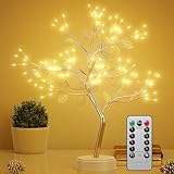 SUPOOBE LED Baum Lichter, 108 Warmweiß LEDs Mit Blättern Weihnachtsdeko Lichterbaum,...