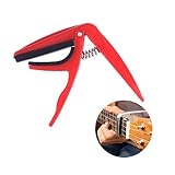 COOPHYA Clip-on-Ukulele-Tuner Clip-on-Gitarren-Tuner Kapodaster für Mandoline Kapodaster...