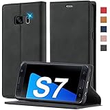 2023 Upgraded für Samsung Galaxy S7 Hülle Leder [Standfunktion] [Premium Leder]...