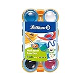 Pelikan 723122 Farbkästen Deckfarbkasten Mini-Friends 755/8, mit 8 Farben +...