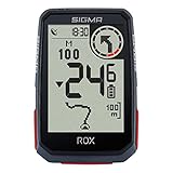Sigma ROX 4.0 Black | Fahrradcomputer kabellos GPS & Navigation inkl. GPS...