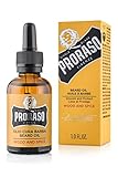 Proraso Beard Oil, Wood & Spice, 30 ml, Bartöl mit Zedernholz & Zitrus-Duft,...