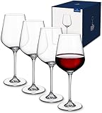 Villeroy & Boch – La Divina Rotweinglas Set 4 teilig Klar, Spülmaschinenfest,...