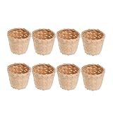 Docache 8 Stücke Mini-Körbe für Süßigkeiten und Sukkulenten Blumentopf...