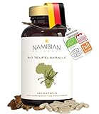 BIO Teufelskralle Kapseln – Hochdosiert mit 700 mg – 180 Kapseln – Harpagophytum...