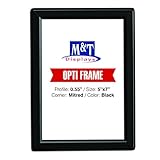 Opti Klickrahmen 12,7 x 18,5 cm Posterformat, 1,4 cm Aluprofil, Gehrungswinkel, mit...