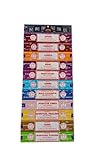 Satya Räucherstäbchen-Set, 12 x 15 g Nag Super Hit, Oodh, Positive Vibes, Namaste,...