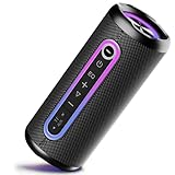 Bluetooth Lautsprecher mit Licht, Bluetooth 5.4 Musikbox, 30W Dual Lautsprecher,...