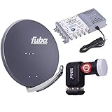 Digital Sat Anlage 8 Teilnehmer | Fuba DAA 850 A Sat-Schüssel 85cm Alu...