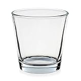 Teelichtgläser, 12er Set Trichterform 7,5 x 5,5 x 7,5 cm für Tischdeko, Gastgeschenke,...