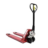 STIER Hubwagen, Gabelhubwagen mit Tragkraft 2500 kg, Gabellänge 1150 mm, Nylon-Rollen,...