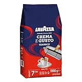 Lavazza, Crema e Gusto Classico, Geröstete Kaffeebohnen, mit Würzigen...