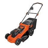 BLACK+DECKER 2000W 3-in-1 Elektro-Rasenmäher (48 cm Schnittbreite, 50 L...