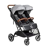 X-Lander Geschwisterbuggy X-Double Zwillingskinderwagen bis 44kg Doppelbuggy...