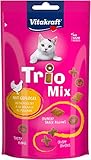 Vitakraft Katzensnacks, Ringform, Kreuzform, Knusperkissen mit Geflügel, Trio...