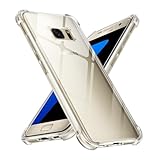 Xiltlly Hülle Durchsichtig für Samsung Galaxy S7 mit Stoßfest Schutzecken, Dünne...