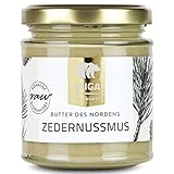 Taiga Naturkost - Sibirisches Zedernuss-Mus - Bio - Rohkost-Qualität - 190 g