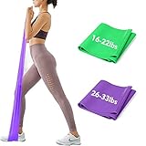 iMoebel Fitness Band 2er-Set Gymnastikband Fitnessbänder - 2 STÄRKEN 8-10kg / 12-15kg...