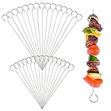 Laughhe Rouladennadeln set 20cm&15cm Schaschlikspieße aus Edelstahl...