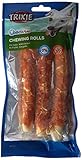 TRIXIE glutenfreie Hühnchen Kaurollen 'Denta Fun Chicken Chewing Rolls, 17 cm,...