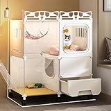 Katzenmöbel, Katzenschlafsessel, Katzenkäfig mit 2–3 Ebenen, Katzenkiste mit...