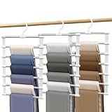 3 Stück Hosenbügel, Kleiderbügel Platzsparend Hosen Bügel Faltbare...